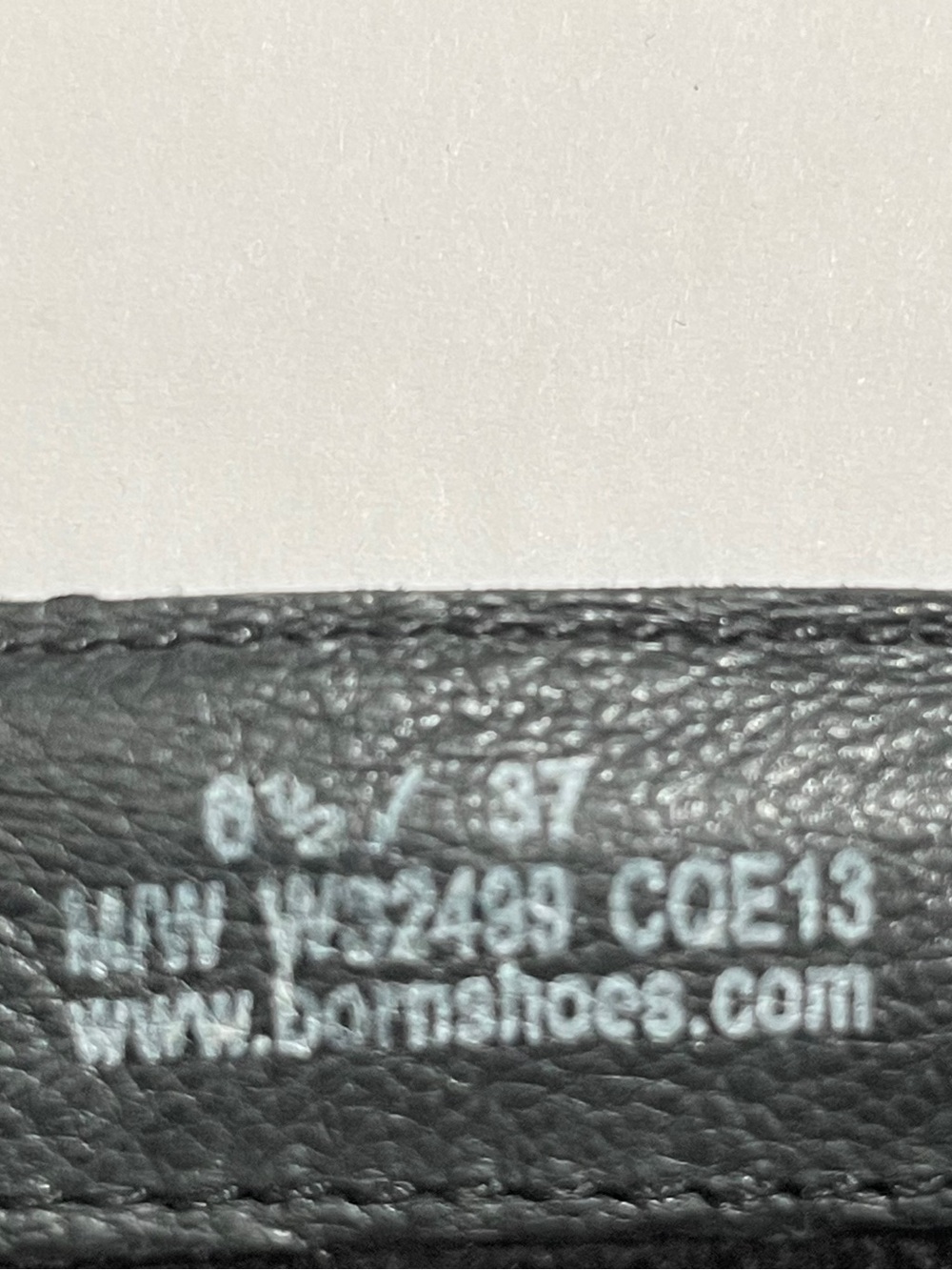 Born Black Leather Knee Boots 6.5 Side Zip Comfort - Picture 11 of 12